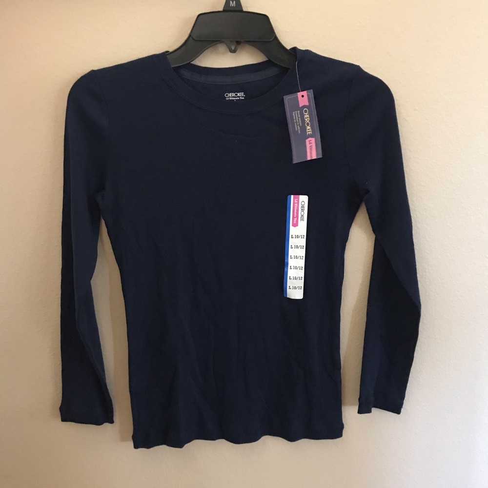 Navy long sleeve shirt